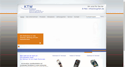 Desktop Screenshot of ktwgmbh.de